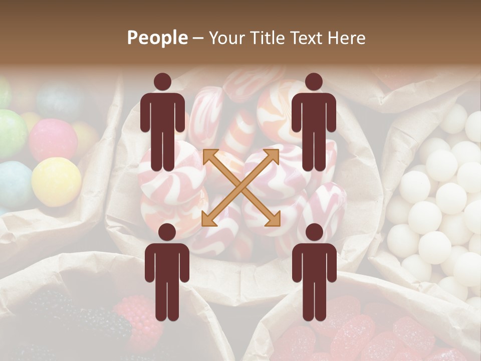 Many Group Shape PowerPoint Template