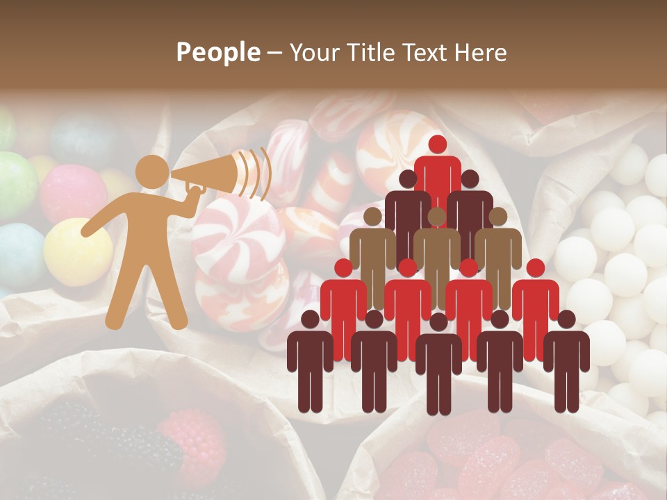 Many Group Shape PowerPoint Template