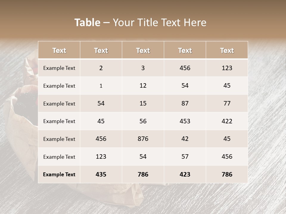 Diet Dessert Lifestyle PowerPoint Template
