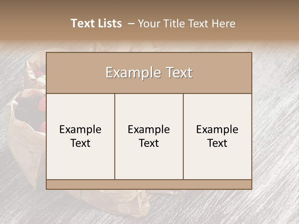 Diet Dessert Lifestyle PowerPoint Template