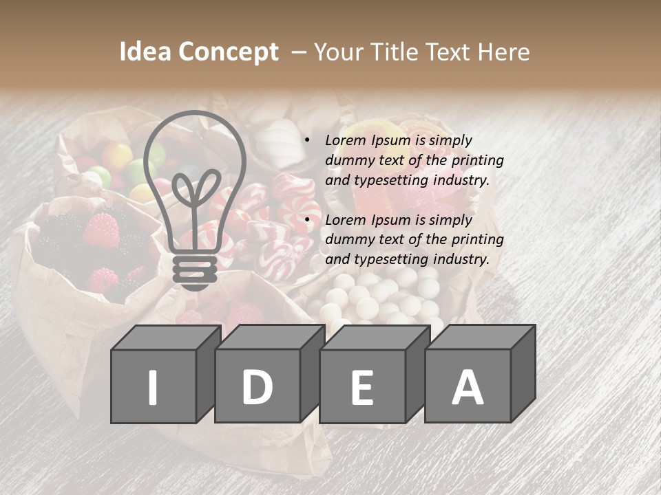 Diet Dessert Lifestyle PowerPoint Template