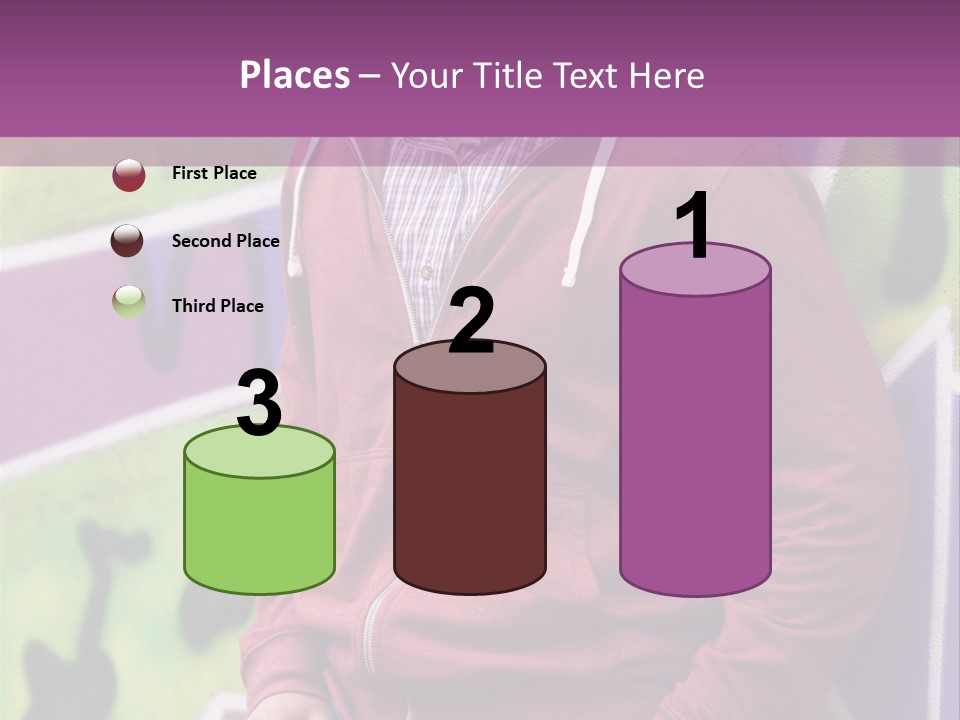 Man Street City PowerPoint Template