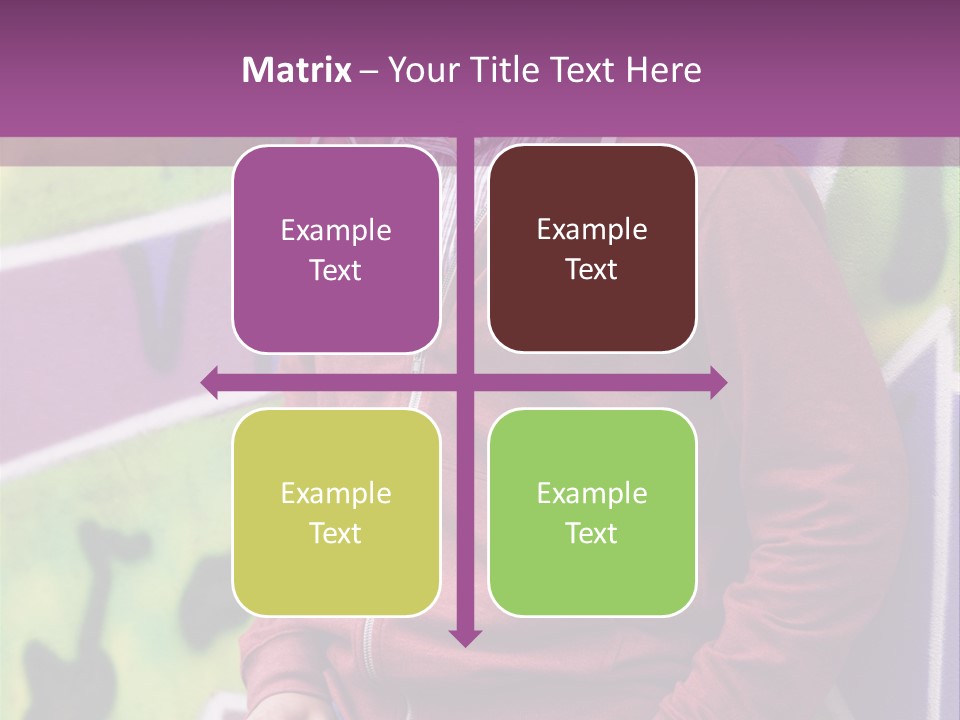 Man Street City PowerPoint Template