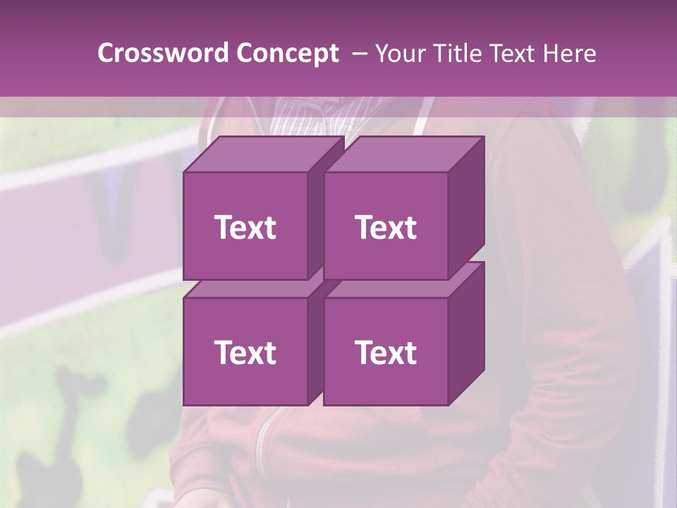 Man Street City PowerPoint Template