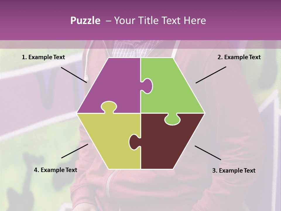 Man Street City PowerPoint Template