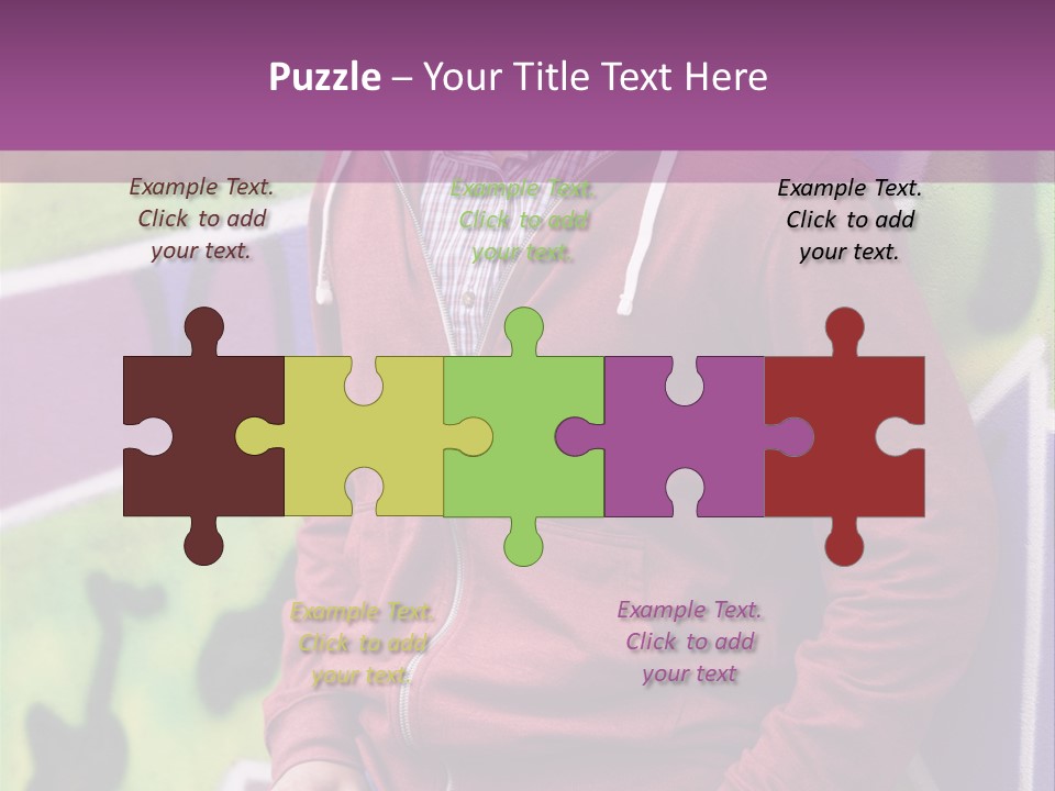 Man Street City PowerPoint Template