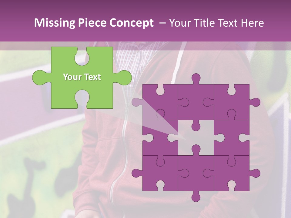 Man Street City PowerPoint Template