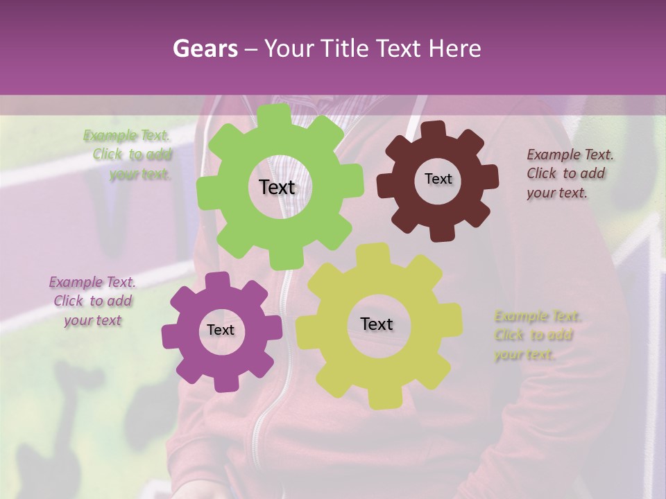 Man Street City PowerPoint Template