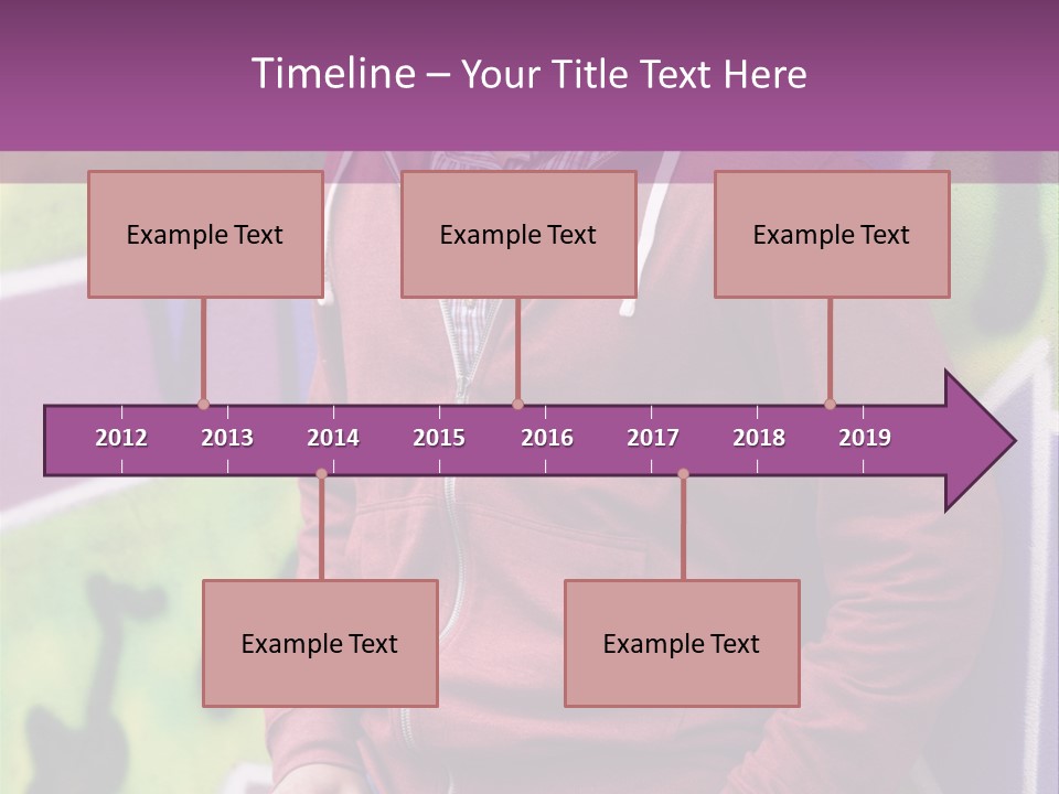 Man Street City PowerPoint Template