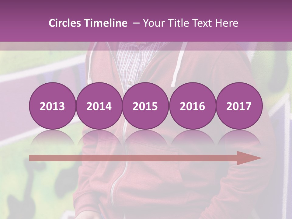 Man Street City PowerPoint Template