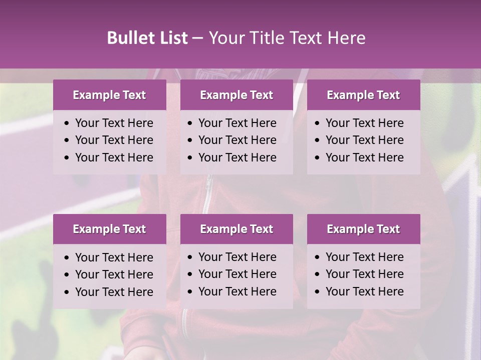 Man Street City PowerPoint Template