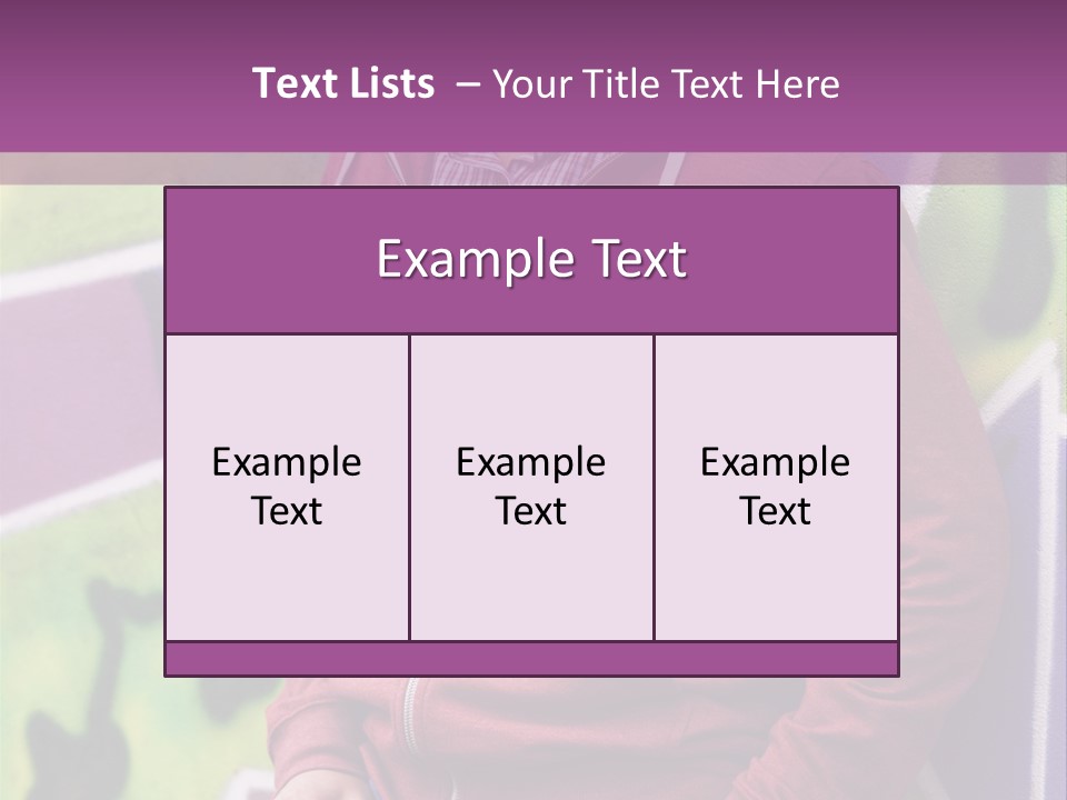 Man Street City PowerPoint Template