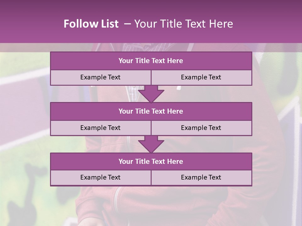 Man Street City PowerPoint Template