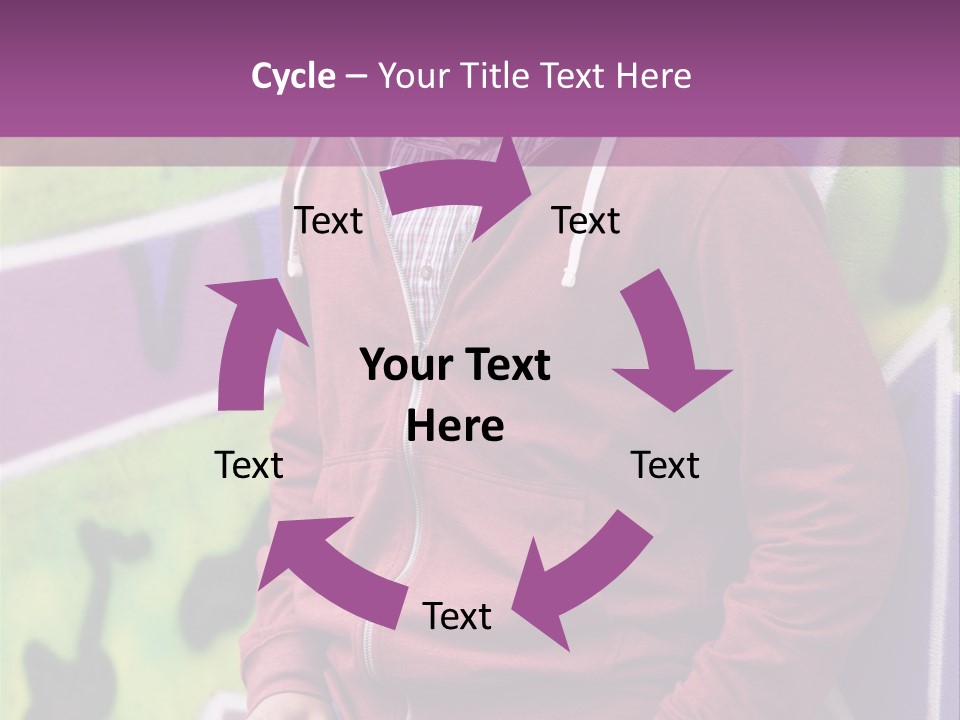 Man Street City PowerPoint Template
