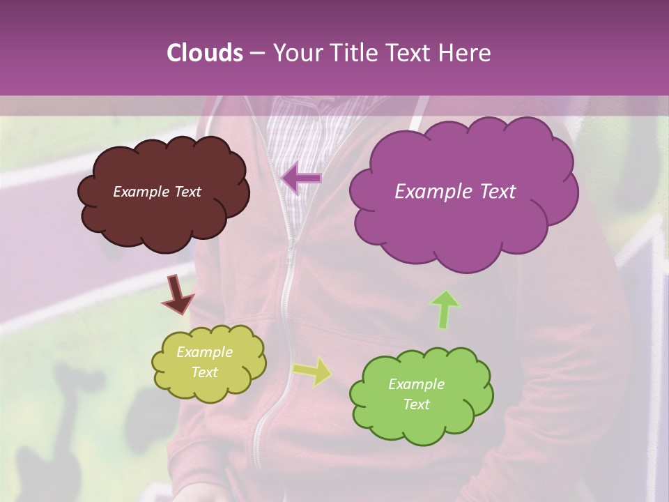 Man Street City PowerPoint Template