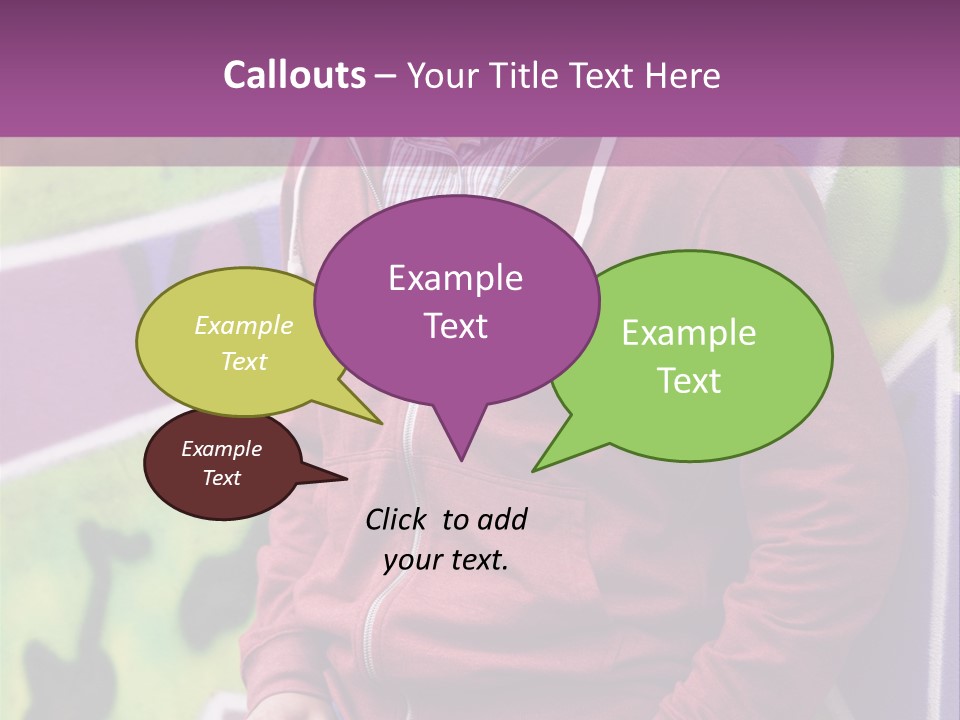 Man Street City PowerPoint Template