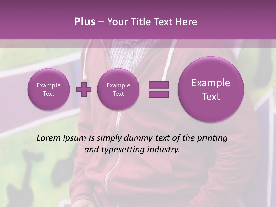 Man Street City PowerPoint Template