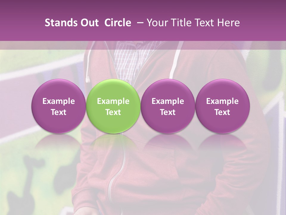 Man Street City PowerPoint Template