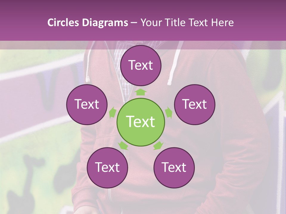 Man Street City PowerPoint Template