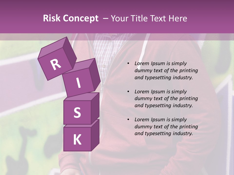 Man Street City PowerPoint Template