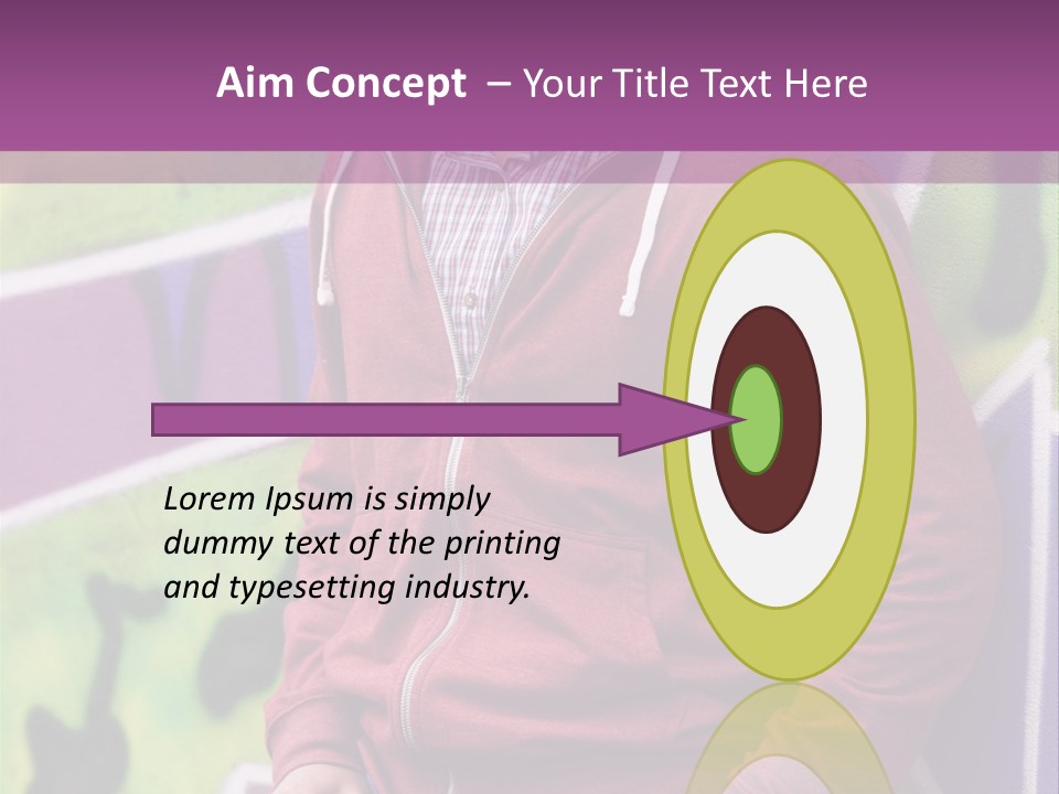 Man Street City PowerPoint Template