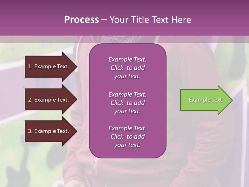 Man Street City PowerPoint Template