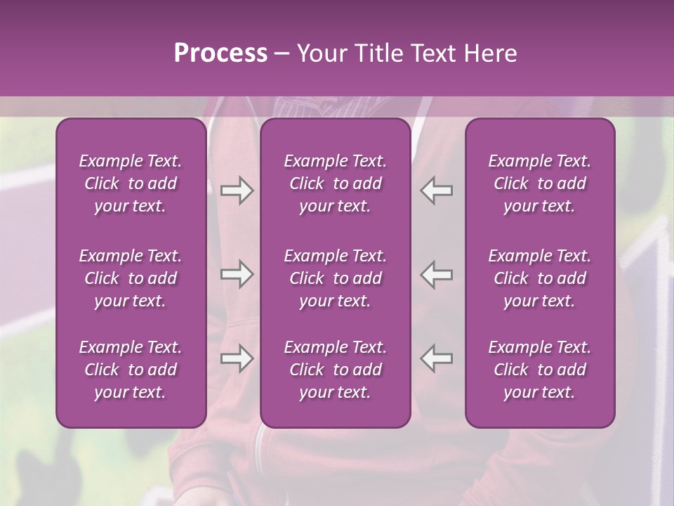 Man Street City PowerPoint Template
