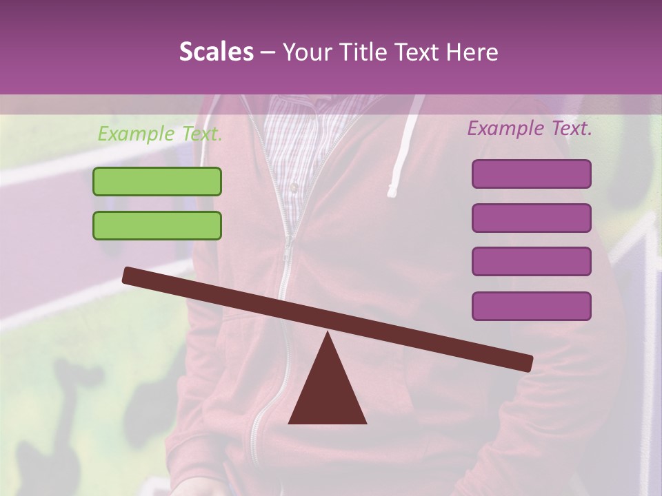 Man Street City PowerPoint Template