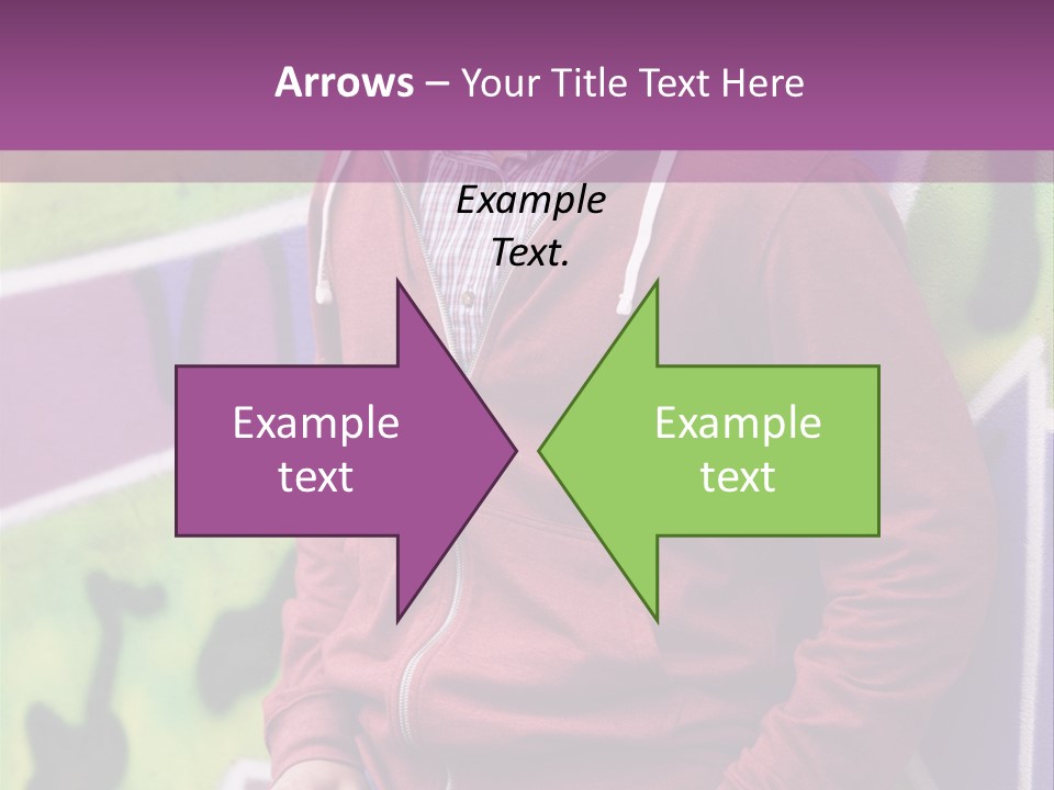 Man Street City PowerPoint Template
