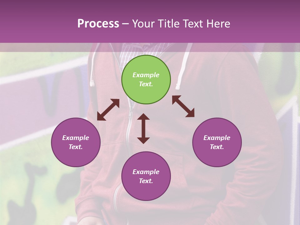 Man Street City PowerPoint Template