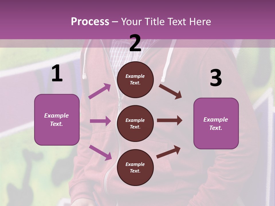 Man Street City PowerPoint Template