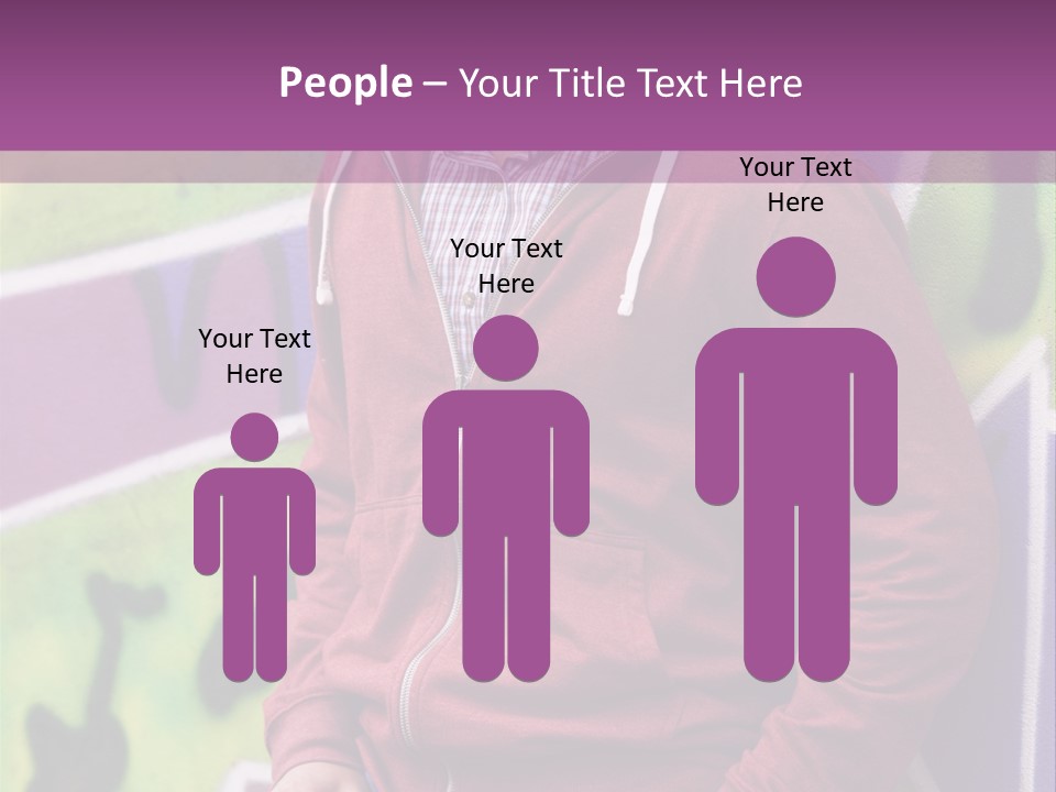 Man Street City PowerPoint Template