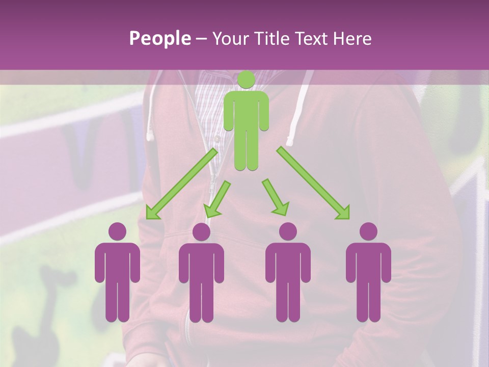 Man Street City PowerPoint Template