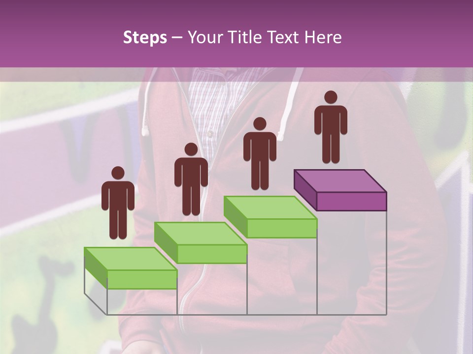 Man Street City PowerPoint Template