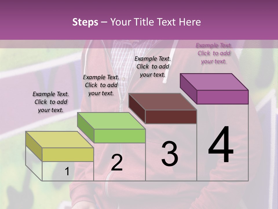 Man Street City PowerPoint Template