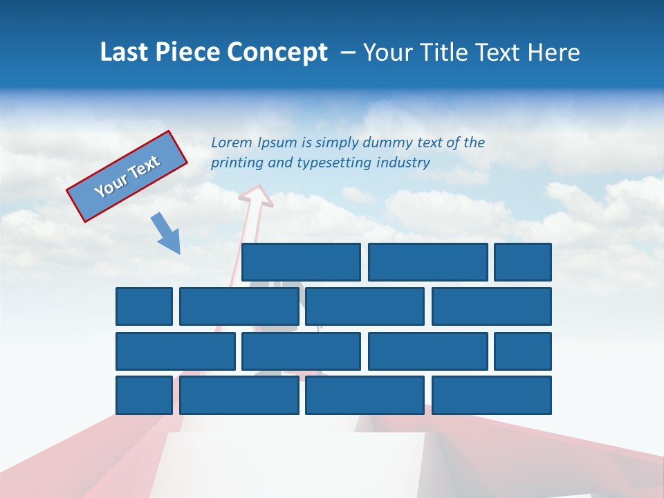 Growing Portrait Worker PowerPoint Template
