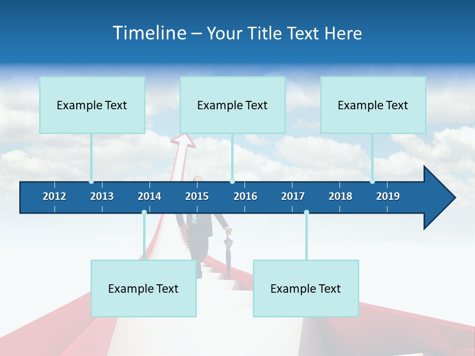 Growing Portrait Worker PowerPoint Template