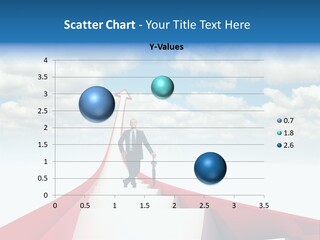 Growing Portrait Worker PowerPoint Template