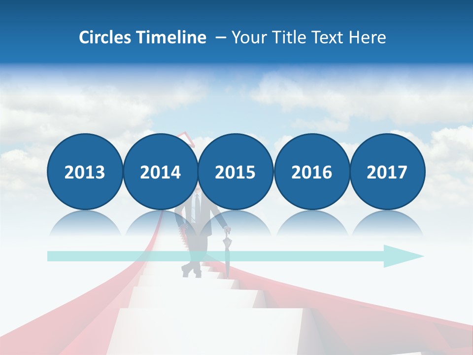 Growing Portrait Worker PowerPoint Template
