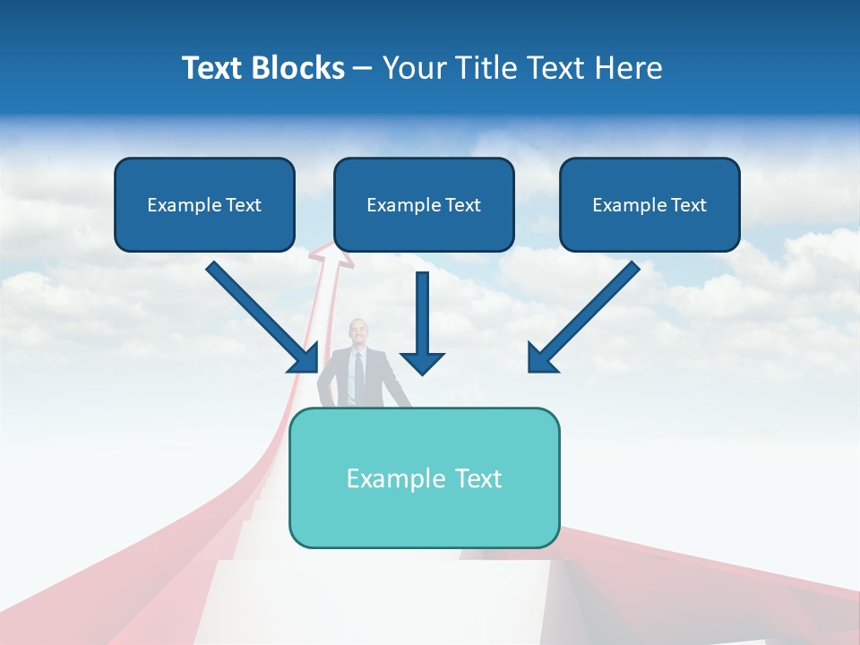 Growing Portrait Worker PowerPoint Template