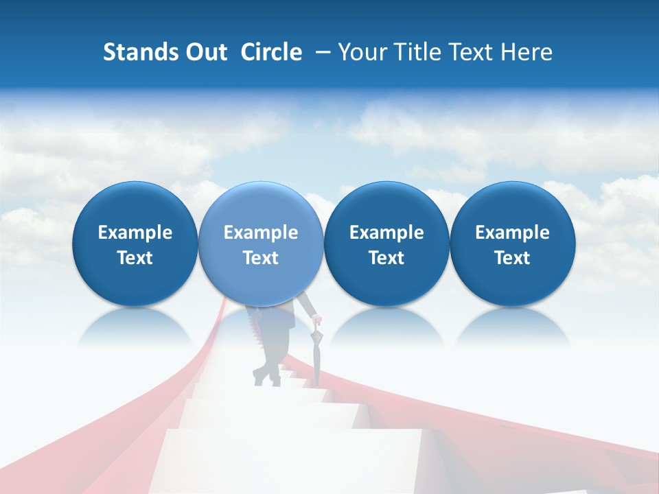 Growing Portrait Worker PowerPoint Template