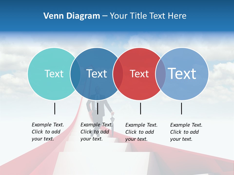 Growing Portrait Worker PowerPoint Template