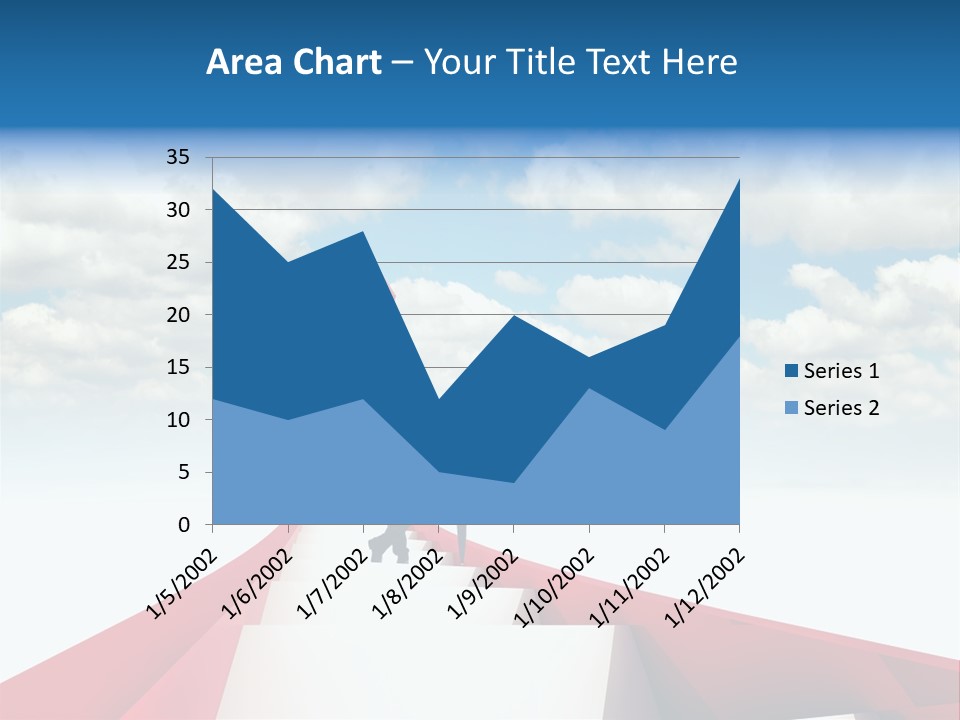 Growing Portrait Worker PowerPoint Template