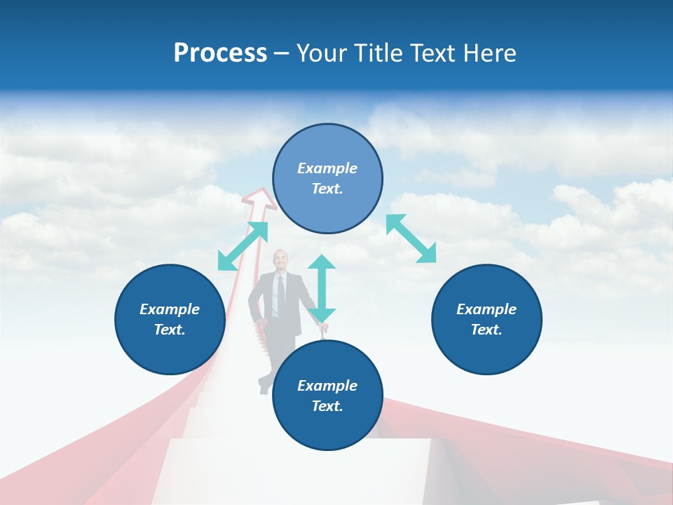Growing Portrait Worker PowerPoint Template