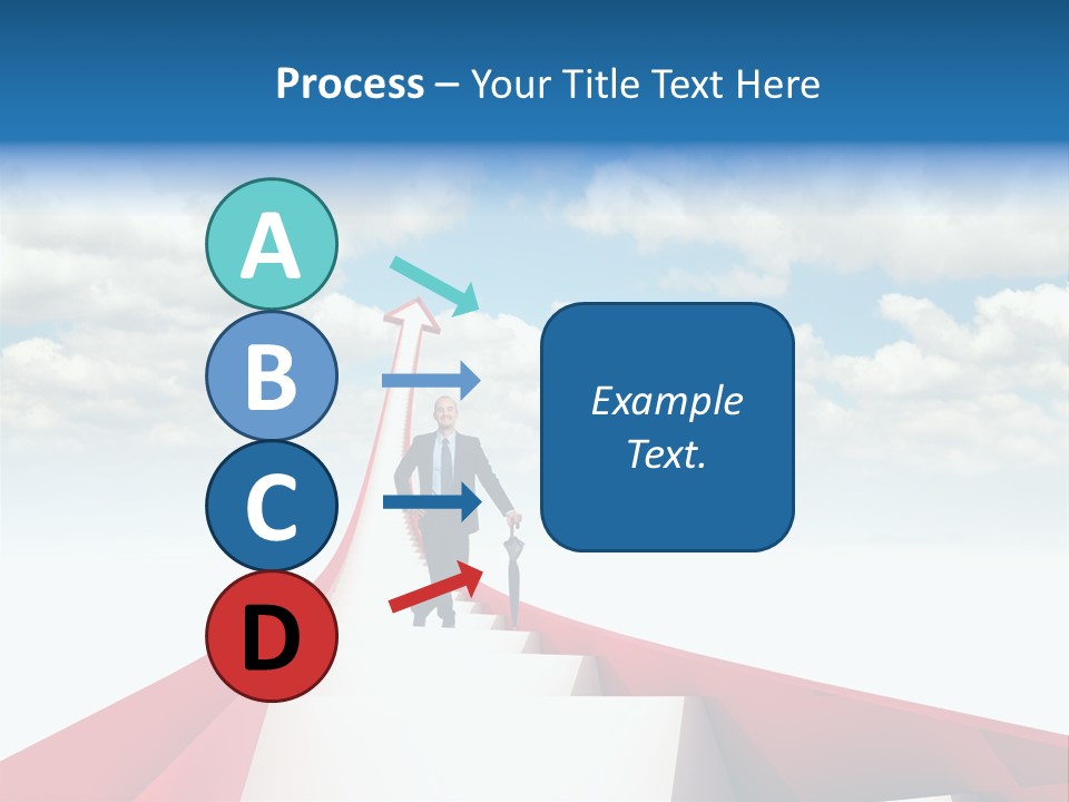 Growing Portrait Worker PowerPoint Template
