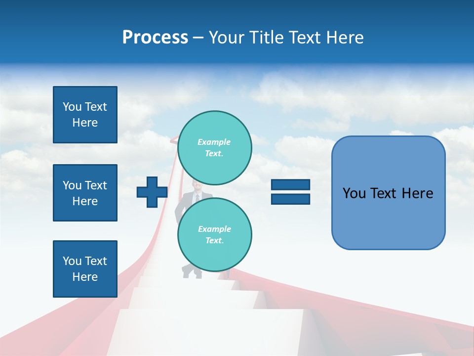 Growing Portrait Worker PowerPoint Template