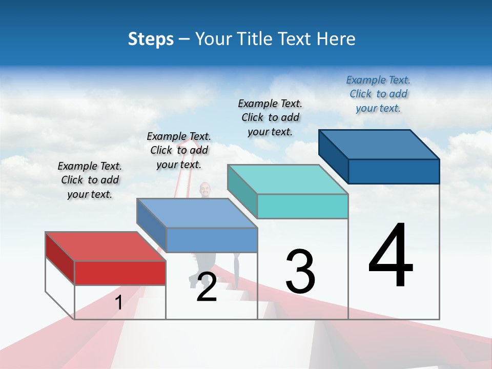 Growing Portrait Worker PowerPoint Template