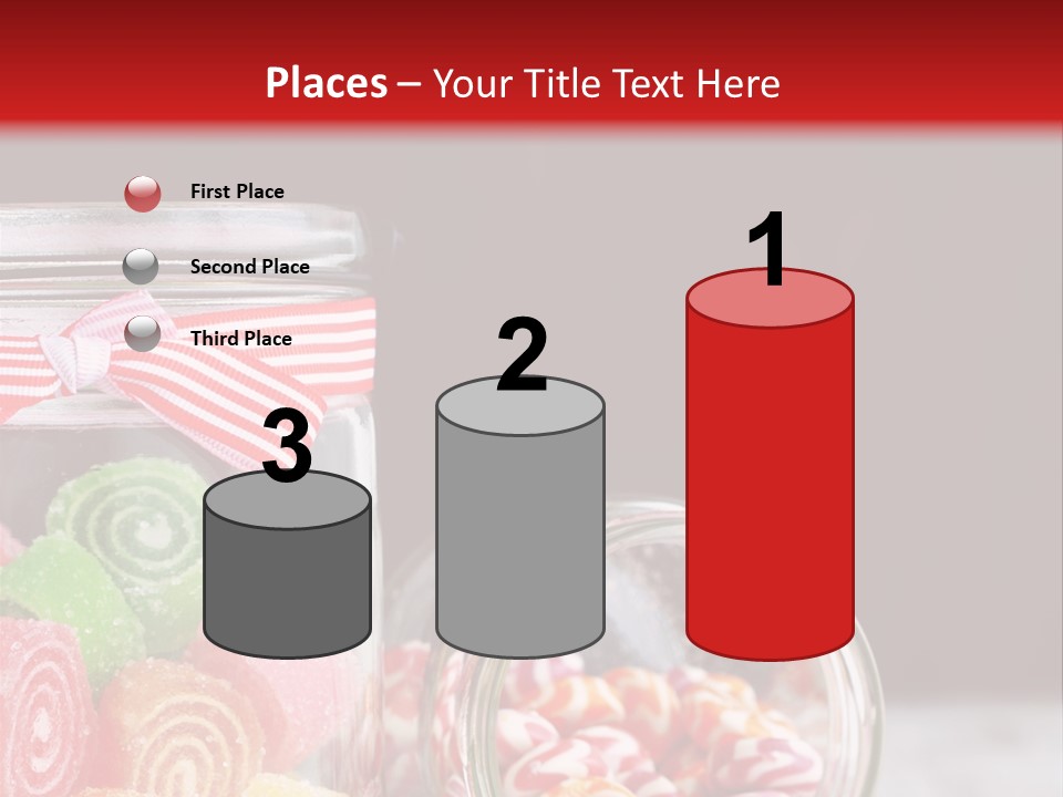Jelly Bean Group Table PowerPoint Template