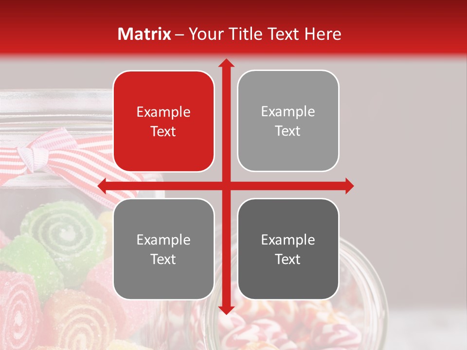 Jelly Bean Group Table PowerPoint Template