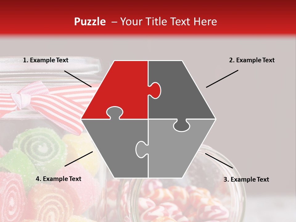 Jelly Bean Group Table PowerPoint Template